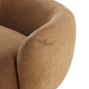 โซฟาผ้าโค้ง 3 ที่นั่ง ดีไซน์ทันสมัย แข็งแรง ทนทาน หุ้มด้วยผ้าอย่างดี นั่งสบาย ขาโลหะ สำหรับห้องนั่งเล่น ขายตรงจากโรงงานนิสโก - Product Image 6