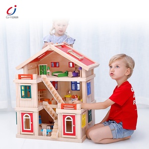 Casa <span class=keywords><strong>de</strong></span> muñecas <span class=keywords><strong>de</strong></span> madera <span class=keywords><strong>para</strong></span> <span class=keywords><strong>niños</strong></span>, nuevo estilo, venta al por mayor - Product Image 2