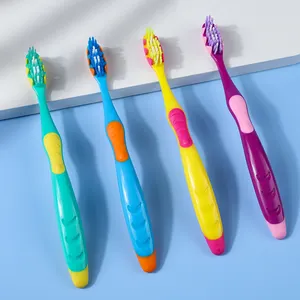 Perct值得信赖的供应商塑料牙刷定制手动环保橡胶成人柔软一次性美白杯