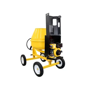 Mini Concrete Mixer Machine Self Loading Mortar Mixer Vertical Shaft Planetary Cement Mixer