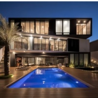 Kunden spezifische australische Villa bauen doppelt verglaste Aluminium fenster und-türen Markise Glasfenster boden festes Fenster zum Verkauf
