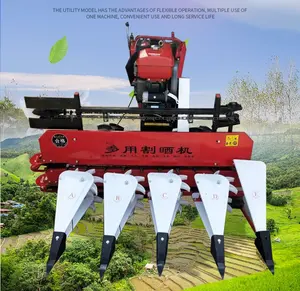 Mesin pemanen Mini untuk pertanian berjalan luar biasa dan traktor Maize tangan