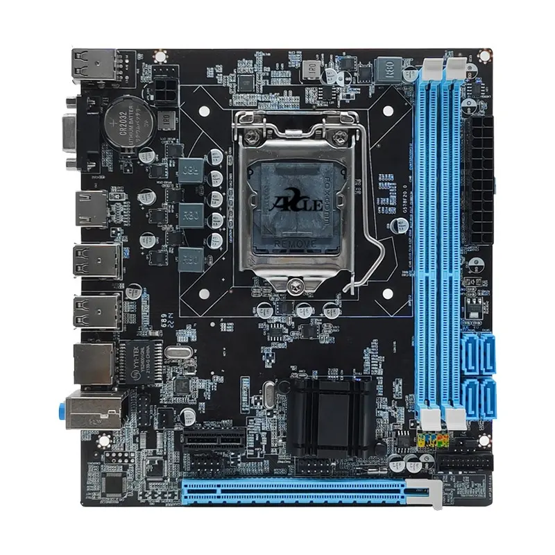 Aks H61 anakart LGA1155 soket i3/i5/i7 serisi CPU DDR3 SDRAM ses masaüstü için teknede