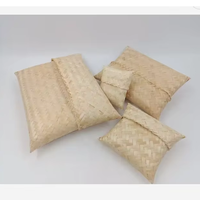 Panier de rangement rond en bambou tressé artisanal naturel pour l'organisation du salon, du bureau, de la cuisine, des fruits et des articles divers