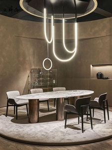 <span class=keywords><strong>2025</strong></span> Thiết Kế Mới Nhất Hiện Đại Phong Cách Châu Âu Bàn Ăn Giá Bán Buôn Fancy Bất Tự Nhiên Đá Bàn Ăn Đặt - Product Image 4