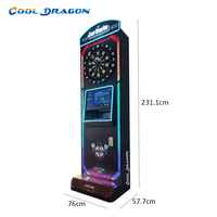 Machine de fléchettes à monnayeur Max, vente directe d'usine Cool Dragon, personnalisation prise en charge