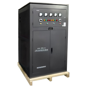 Régulateur de tension triphasé Sbw 100 150 200 Kva, alimentation compensée entièrement en cuivre - Product Image 2