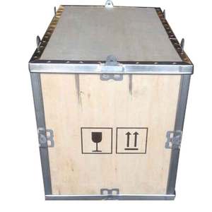 Caja de Madera Contrachapada con Correas de Acero Lang Yu, Espesor de 5-12 mm, Capacidad de Carga de 2000 kg, para Exportación, Transporte Marítimo y Aéreo - Product Image 1