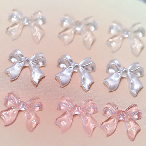 H146 30pcs Mix Resina <span class=keywords><strong>Bow</strong></span> 3d Nail Charme Kawaii Fita Bowknot Rhinestone Nail Designer Manicure Acessórios - Product Image 5