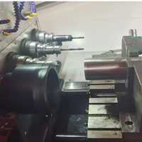 Centre d'usinage combiné CNC 1515 à table plate rigide pour usinage d'arbres, fraisage de faces, perçage de trous, commande FANUC 4 CE