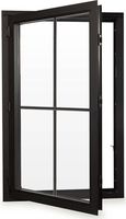 Ventanas Abatibles de Aluminio con Rejilla