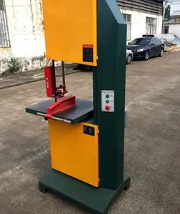 High quality woodworking automatic feeding wood cutting vertical band saw machine