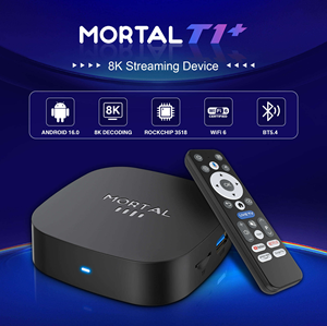 Nouvelle boîte TV Android14 ATV Mortal T1+ avec télécommande vocale RK3518 4K WIFI6 2G 8G 16G Lecteur multimédia Boîte décodeur pas cher google Haute vitesse - Product Image 2