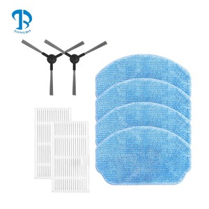 Thay thế phù hợp cho cecotec conga <span class=keywords><strong>999</strong></span> Xuất xứ X-treme Robot bộ phận chân không cạnh bàn chải <span class=keywords><strong>HEPA</strong></span> lọc lau phụ kiện vải - Product Image 1