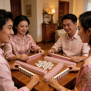Fichas de Mahjong Americanas de Acrílico Rosa en Oferta, para Uso Doméstico, Juego de Regalo, Juegos de Casino, Juegos de Mahjong Americanos - Product Image 6
