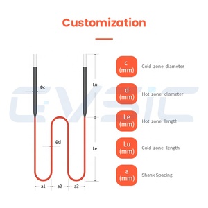 Chất lượng tốt nhất bền W hình dạng mosi2 nóng W loại <span class=keywords><strong>Molybdenum</strong></span> disilicide yếu tố làm nóng - Product Image 6