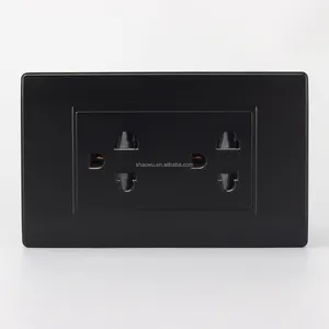 SHAOWU 15a 16a thailand philippines vietnam wall switches convenience outlet 3 pole