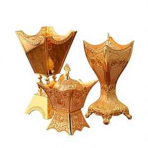 Quemador de Incienso Metálico, Base para Quemador de Incienso, Difusor de Aromaterapia, Uso Durante Todo el Año, Ramadán, Eid, Religioso - Product Image 2