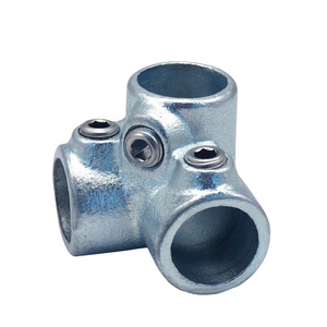 <span class=keywords><strong>Gi</strong></span> đen dễ uốn sắt kim loại chính kẹp phụ kiện đường ống hộ Lan Tôn sóng kẹp phụ kiện 101 104 Tees 119 dài vượt qua - Product Image 3