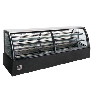 Refrigerador de mostrador de exhibición de pasteles de 3 capas al por mayor de fábrica Refrigerador de escaparate de temperatura única para postres y pasteles - Product Image 4