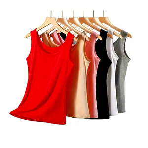 Camisola Larga de Algodón y Fibra de Bambú Transpirable para Mujer, Talla Grande, Color Sólido, Cómoda para Usar en Verano - Product Image 1