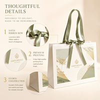 Sac de shopping en papier kraft personnalisé, écologique, durable, de qualité supérieure, avec impression offset dorée pour l'emballage de vêtements et de chaussures