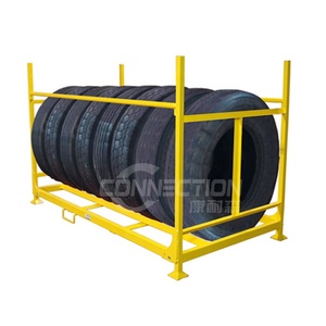 folding Industrial storage tyre rack for tires
