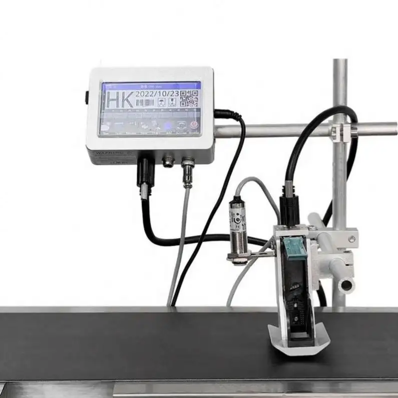 กรณีขวดจํานวนมากอัตโนมัติ Jet Coding บาร์โค้ดเครื่องพิมพ์อิงค์เจ็ทความร้อนออนไลน์