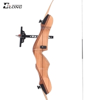 Arc à poulies en bois Elong pour débutants, tir et chasse, ensemble d'arc à poulies démontable
