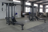 Station de musculation multifonctionnelle 8 postes, directement de l'usine, pour entraînement polyvalent et équipement de gym de type Jungle Gym
