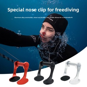 Clip Nasal para Buceo Libre, Profesional, Cómodo, Antideslizante, para <span class=keywords><strong>Entrenamiento</strong></span> <span class=keywords><strong>de</strong></span> Natación - Product Image 1