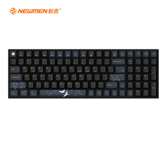 2025 New Arrival GM1000 Tri-mode Hot-swappable Mechanical Keyboard Gateron Switches RGB Backlight PBT Keycaps 2.4Ghz Wireless