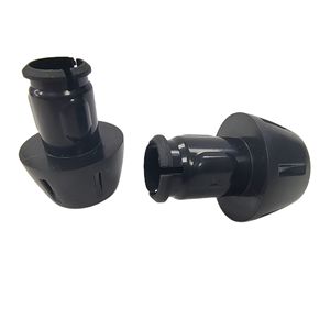 Bouchons de guidon de moto en caoutchouc, 12mm 30.5mm, noirs, durables, remplacement pour Yamaha Jog I New Fuxi 125 Saiying GT125 Xuying - Product Image 2