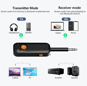 2024 HG BT5.2 adaptateur de musique Audio <span class=keywords><strong>bluetooth</strong></span> pour 3.5mm <span class=keywords><strong>Jack</strong></span> écouteur voiture haut-parleur mains libres Support carte TF - Product Image 3