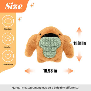 Disponibile: Giocattoli di Peluche Divertenti e Confortevoli per Bambini e Collezionisti Adulti, Peluche Unisex a Forma di Squalo Muscoloso - Product Image 1