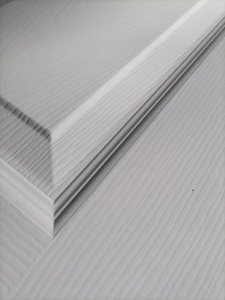 <span class=keywords><strong>Puerta</strong></span> <span class=keywords><strong>Corredera</strong></span> de MDF con Acabado Blanco, Diseño Moderno, Impermeable, de Polímero, para Dormitorio, Supermercado, Hoteles, Almacén, Apertura Manual - Product Image 2