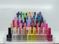 Fournitures professionnelles pour ongles, vernis à ongles en gel UV pur personnalisé, 84 couleurs, 15 ml, utilisation en salon, non toxique, en bouteille