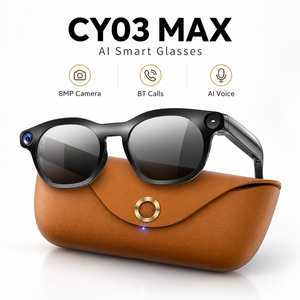 Nouvelles Lunettes Intelligentes CY03 2026 avec Caméra 8MP, Traduction en Temps Réel, Assistant IA, Stabilisation et Transfert WiFi - Product Image 1