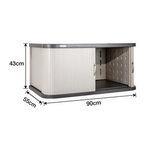 Armoire de rangement Toppla personnalisée pour lycée, en plastique, pour piscine, mobilier de jardin, et articles à forte demande - Product Image 2