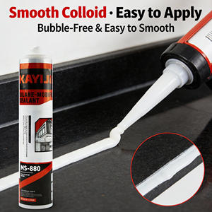 Mastic <span class=keywords><strong>silicone</strong></span> <span class=keywords><strong>sanitaire</strong></span> pour applications intérieures et extérieures, anti-fongique, séchage rapide, <span class=keywords><strong>cartouche</strong></span> blanche - Product Image 2