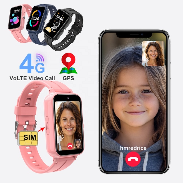 4G Kids Smart Watch With GPS and Video Call Waterproof SOS Smartwatch for Children Anti Lost Phone Watch Smart