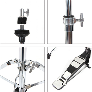 Support <span class=keywords><strong>de</strong></span> <span class=keywords><strong>cymbale</strong></span> robuste direct d'usine avec accessoires <span class=keywords><strong>de</strong></span> batterie à pédale réglables - Product Image 2