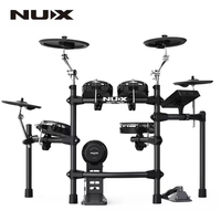 NUX Ensemble de batterie électrique DM-7X Kits de batterie préréglés à auto-échantillonnage portables 5 types de fonctions de coaching professionnelles
