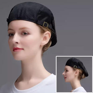 Gorro <span class=keywords><strong>de</strong></span> Cocina Unisex con Logotipo Bordado Ajustable <span class=keywords><strong>de</strong></span> Color Puro para Hombres y Mujeres, Gorro <span class=keywords><strong>de</strong></span> Chef para Restaurante, Cocina, Camarero, Camarera - Product Image 3