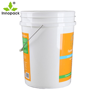 Cubo de plástico de 5 galones/20 litros con tapa redonda para almacenamiento de alimentos con gasolina y agua - Product Image 5