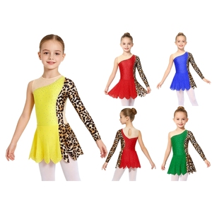 Justaucorps de gymnastique rythmique pour filles de 6 à 16 ans, avec jupe, pour spectacles et compétitions - Product Image 1