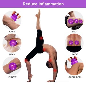 Conjunto de Ventosas de <span class=keywords><strong>Silicone</strong></span> Personalizadas com Logotipo para Massagem Facial e Terapia a Vácuo - Product Image 3