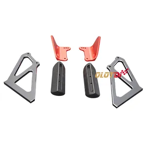 For Honda Civic 11th TYPE-R FL5 Red+ Black Aluminum Alloy Bracket Add Spoiler Rear Trunk Lip Wing 2022-2023 Auto Tuning