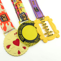 Médaille en alliage de zinc de haute qualité au design extraterrestre, médaille en métal à relief 3D, vente en gros, faible quantité minimale de commande