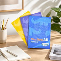 Cahier d'exercices scolaire OEM agrafé, couverture cartonnée sur mesure, fabricant de cahiers d'exercices pour la pratique en classe